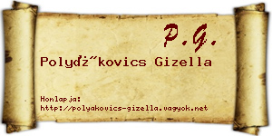 Polyákovics Gizella névjegykártya